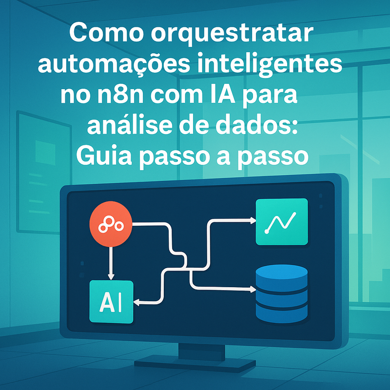 Como orquestrar automações inteligentes no n8n com IA para análise de dados: Guia passo a passo