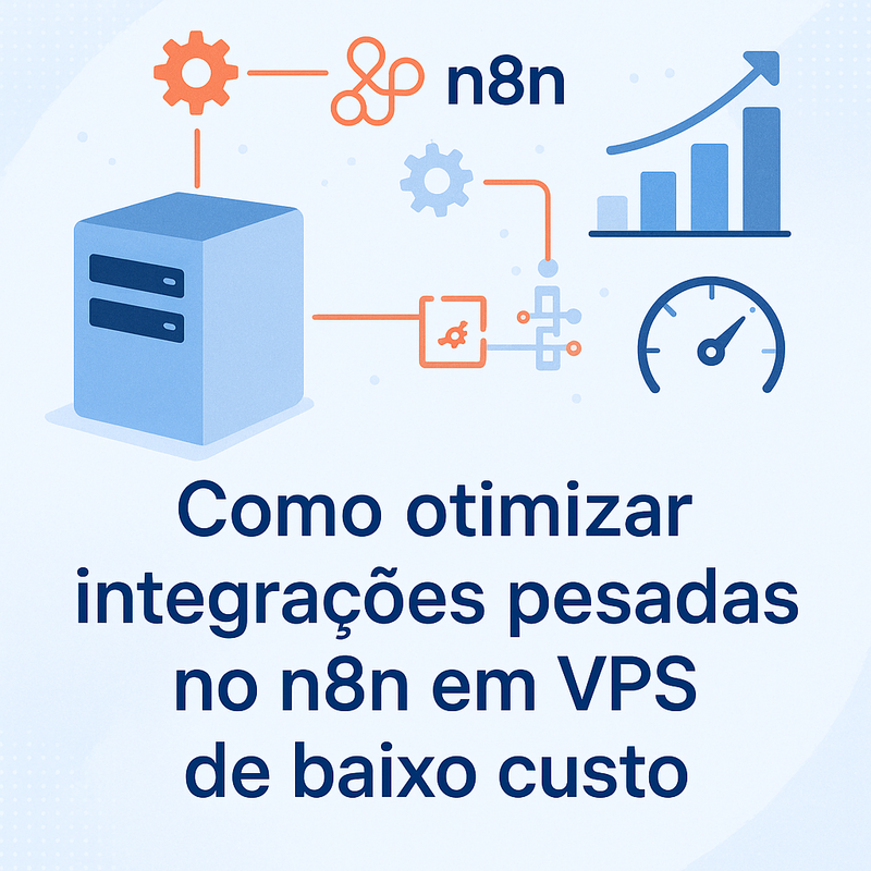 Como otimizar integrações pesadas no n8n em VPS de baixo custo: Guia completo