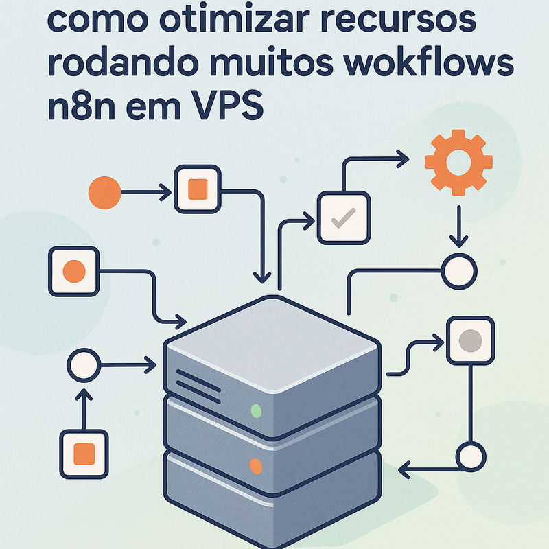 Como otimizar recursos rodando muitos workflows n8n em VPS