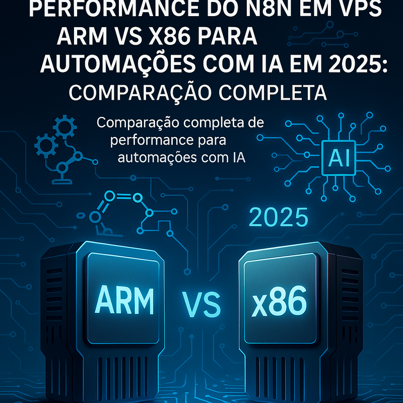 Performance do n8n em VPS ARM vs x86 para automações com IA em 2025: comparação completa