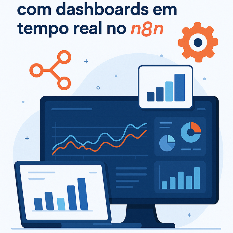Como gerar relatórios automatizados com dashboards em tempo real no n8n