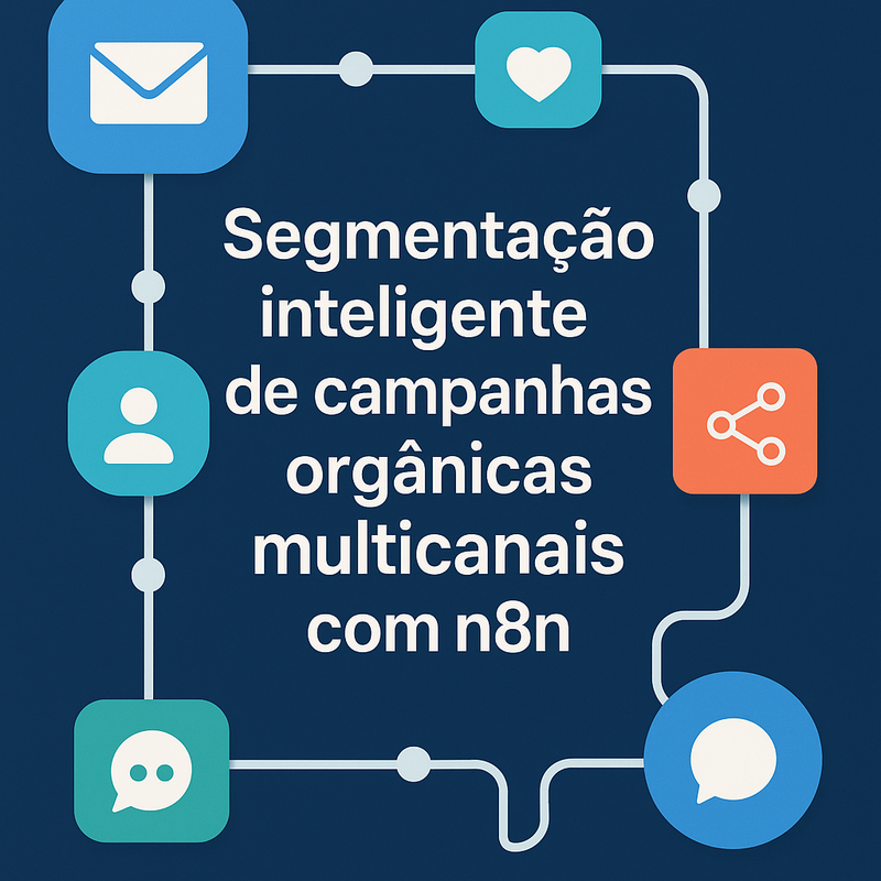 Segmentação inteligente de campanhas orgânicas multicanais com n8n