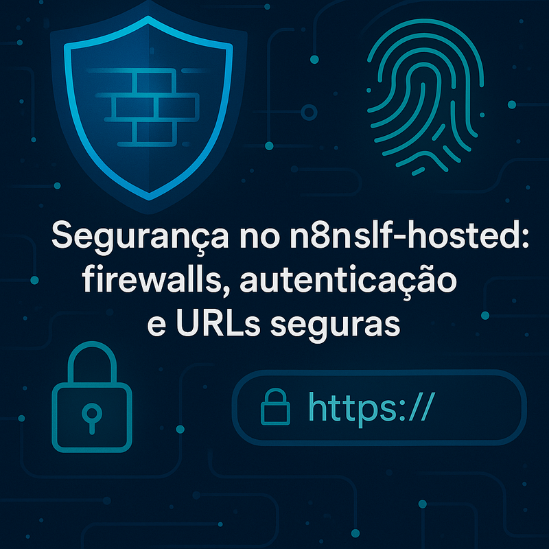 Segurança no n8n self-hosted: firewalls, autenticação e URLs seguras