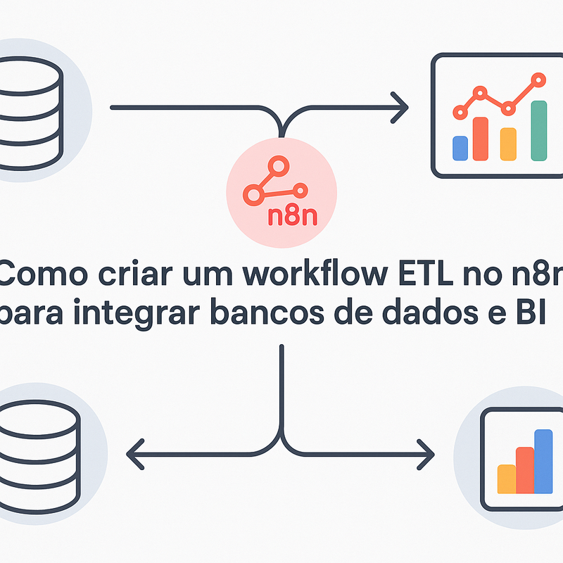 Como criar um workflow ETL no n8n para integrar bancos de dados e BI