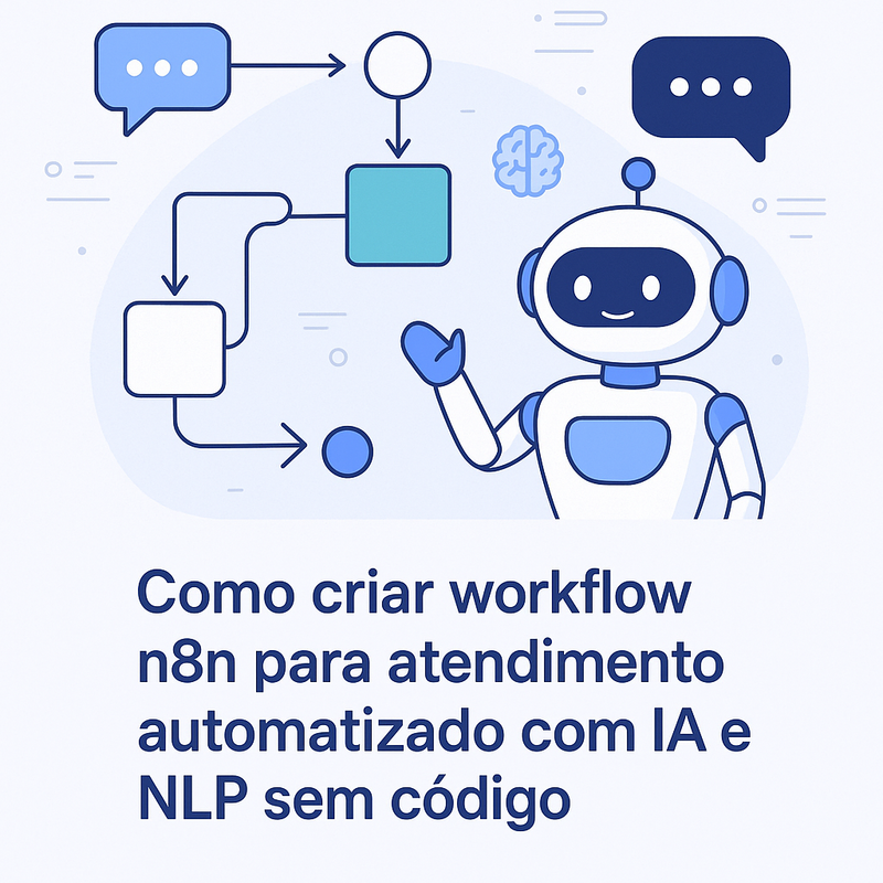 Como criar workflow n8n para atendimento automatizado com IA e NLP sem código