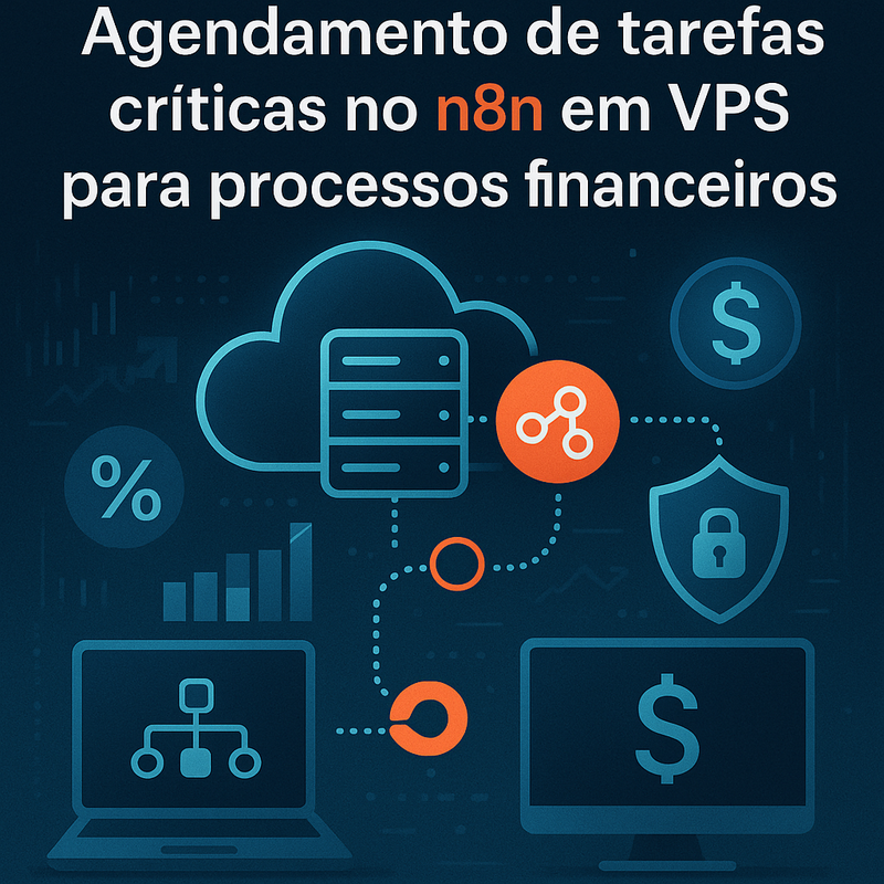 Como fazer o agendamento de tarefas críticas no n8n em VPS para processos financeiros