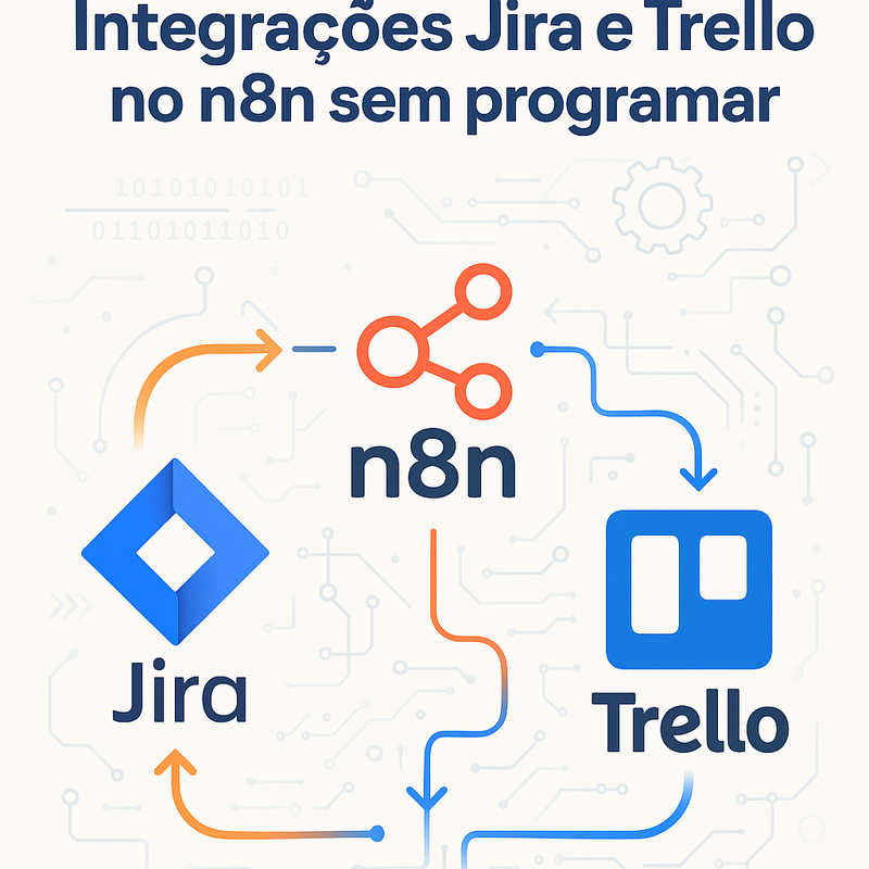 Como automatizar integrações Jira e Trello no n8n sem programar