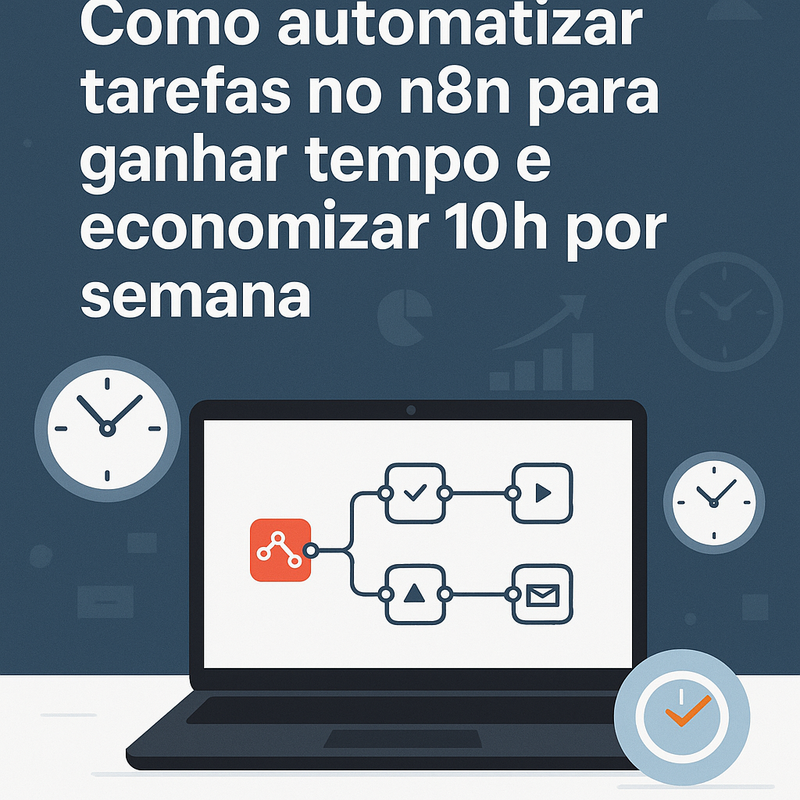 Como automatizar tarefas no n8n para ganhar tempo e economizar 10h por semana