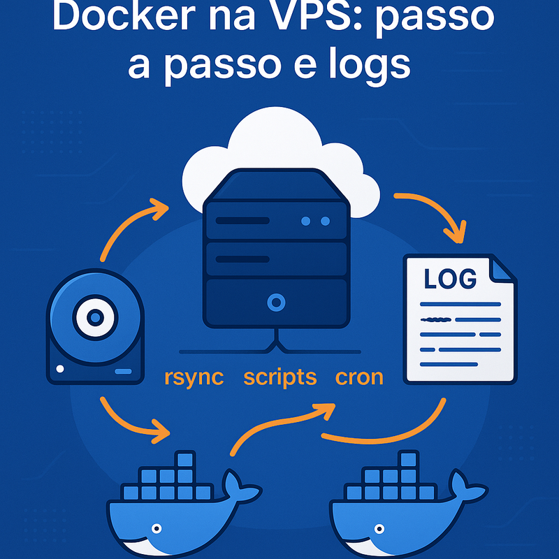 Backup de volumes do Docker na VPS: passo a passo e logs