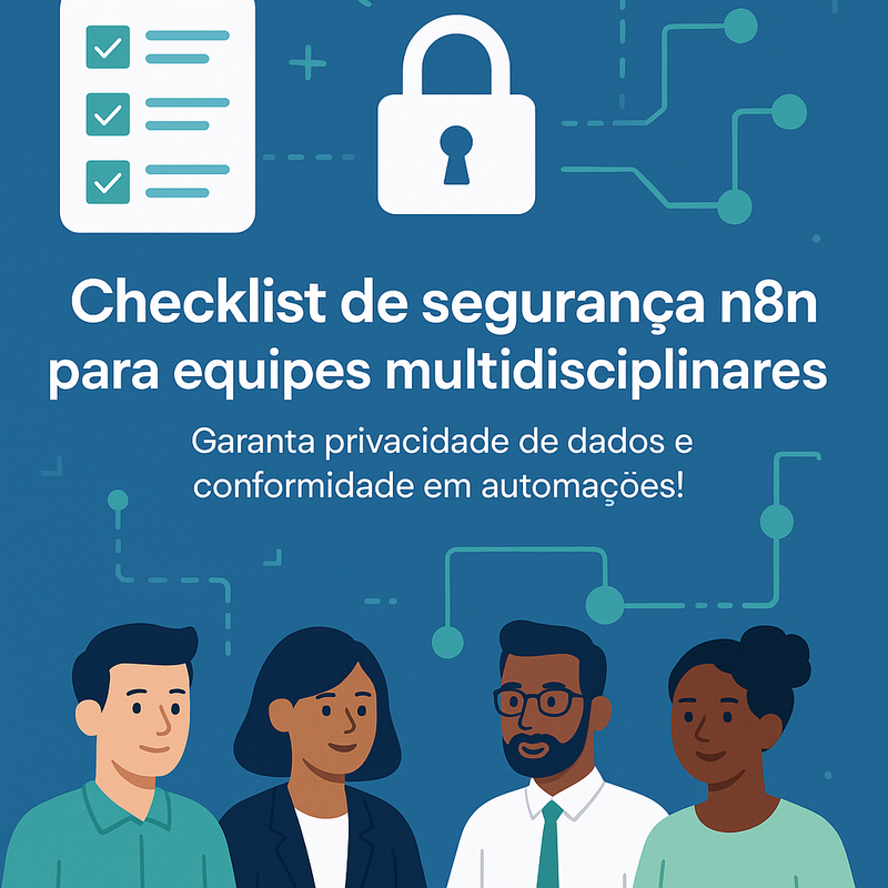 Checklist de segurança n8n para equipes multidisciplinares
