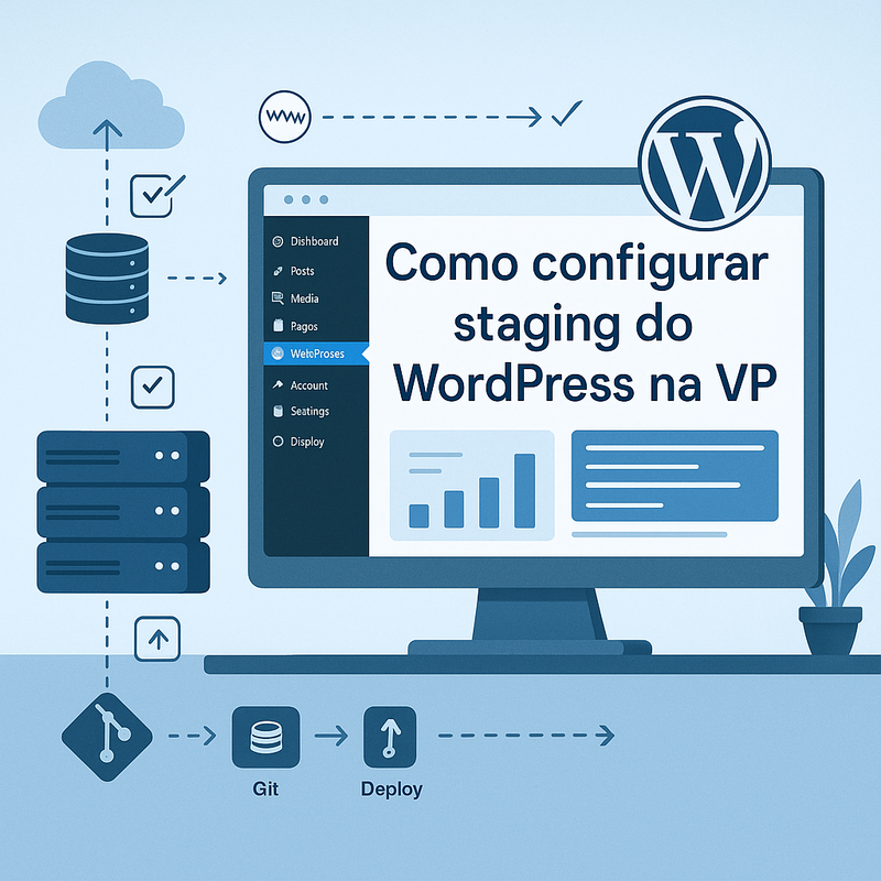 Como configurar staging do WordPress na VPS: passo a passo