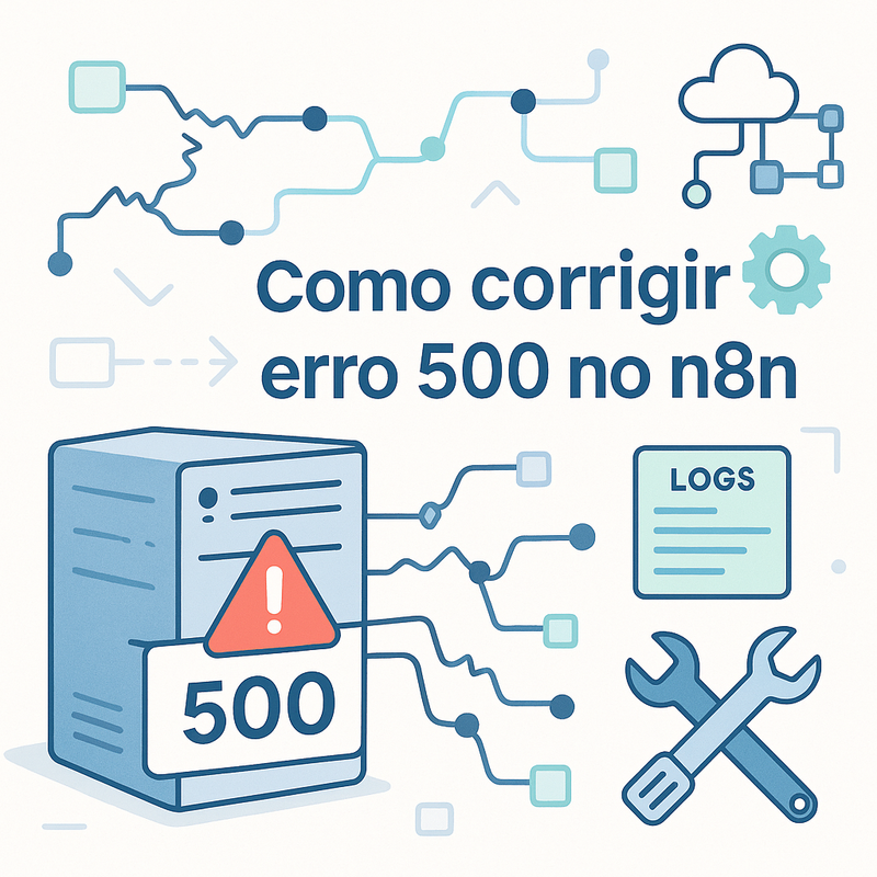 Como corrigir erro 500 no n8n: causas comuns e soluções