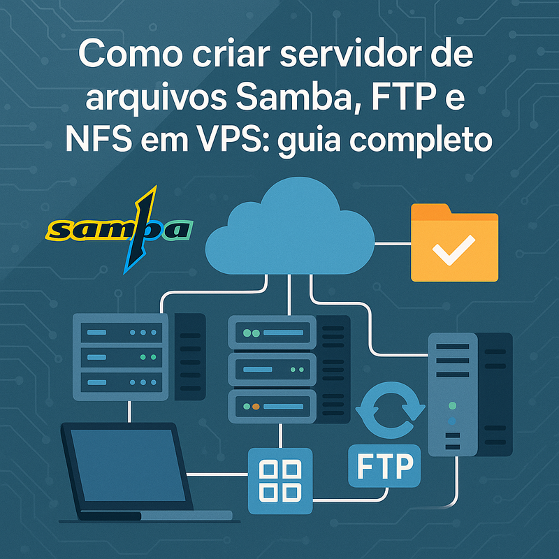 Como criar servidor de arquivos Samba, FTP e NFS em VPS: guia completo