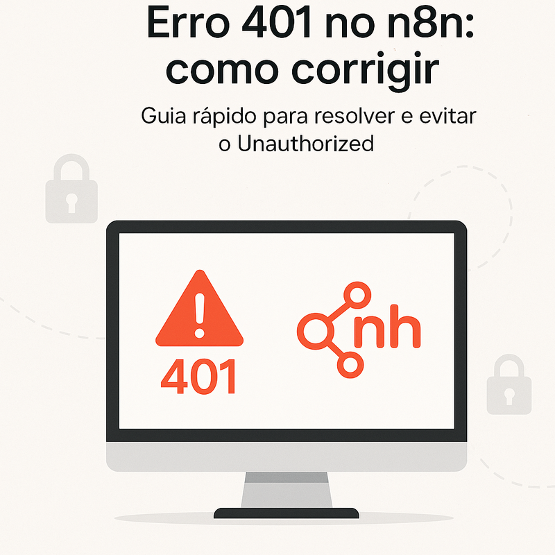 Erro 401 no n8n: como corrigir e evitar o Unauthorized