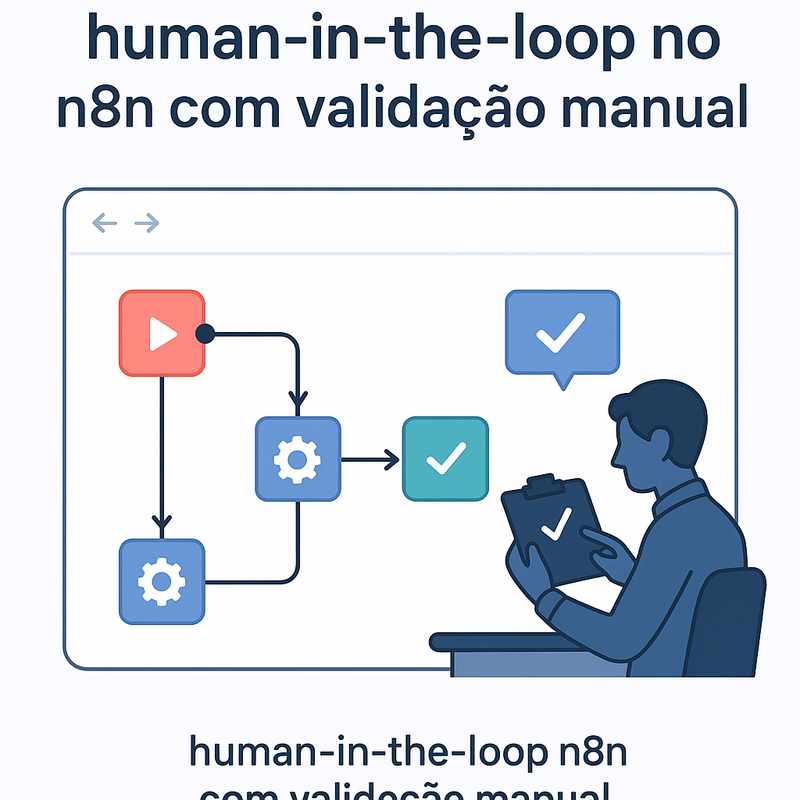 Como implementar human-in-the-loop no n8n com validação manual
