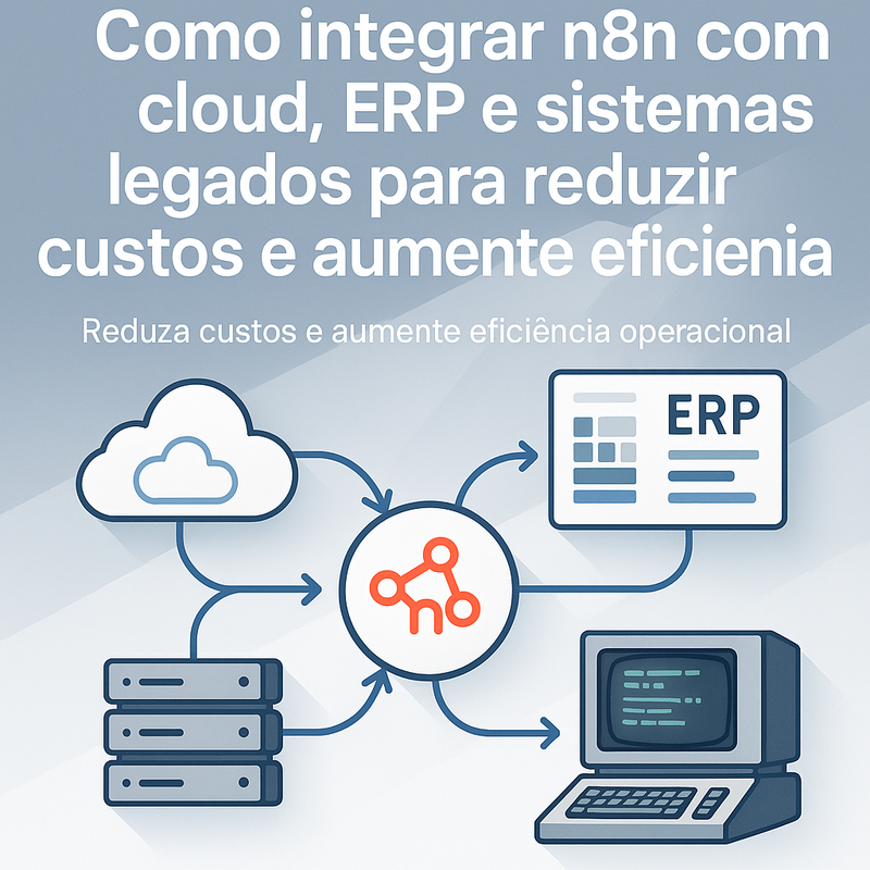 Como integrar n8n com cloud, ERP e sistemas legados para reduzir custos e aumentar eficiência