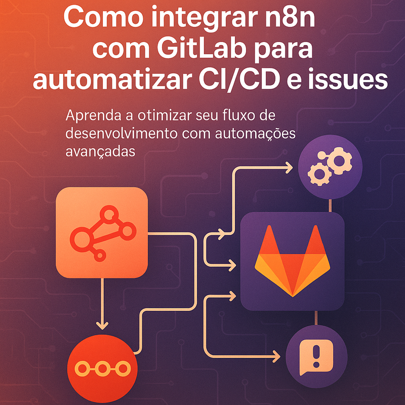 Como integrar n8n com GitLab para automatizar CI/CD e issues