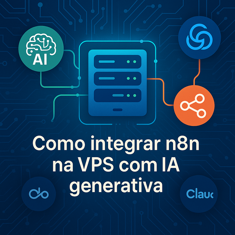 Como integrar n8n na VPS com IA generativa para automação de tarefas