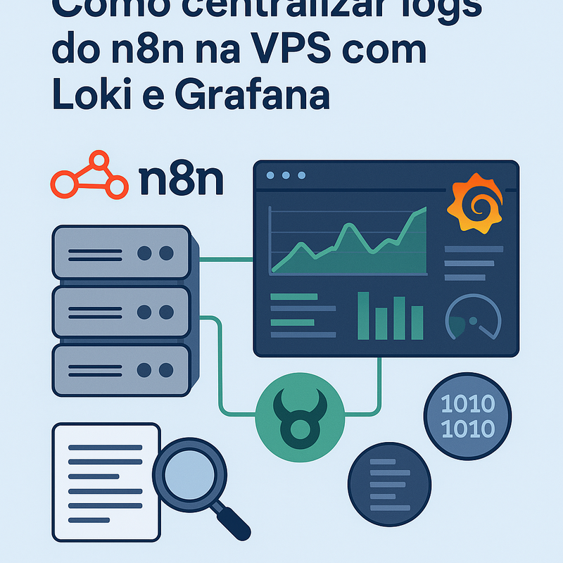 Como centralizar logs do n8n na VPS com Loki e Grafana para depurar workflows