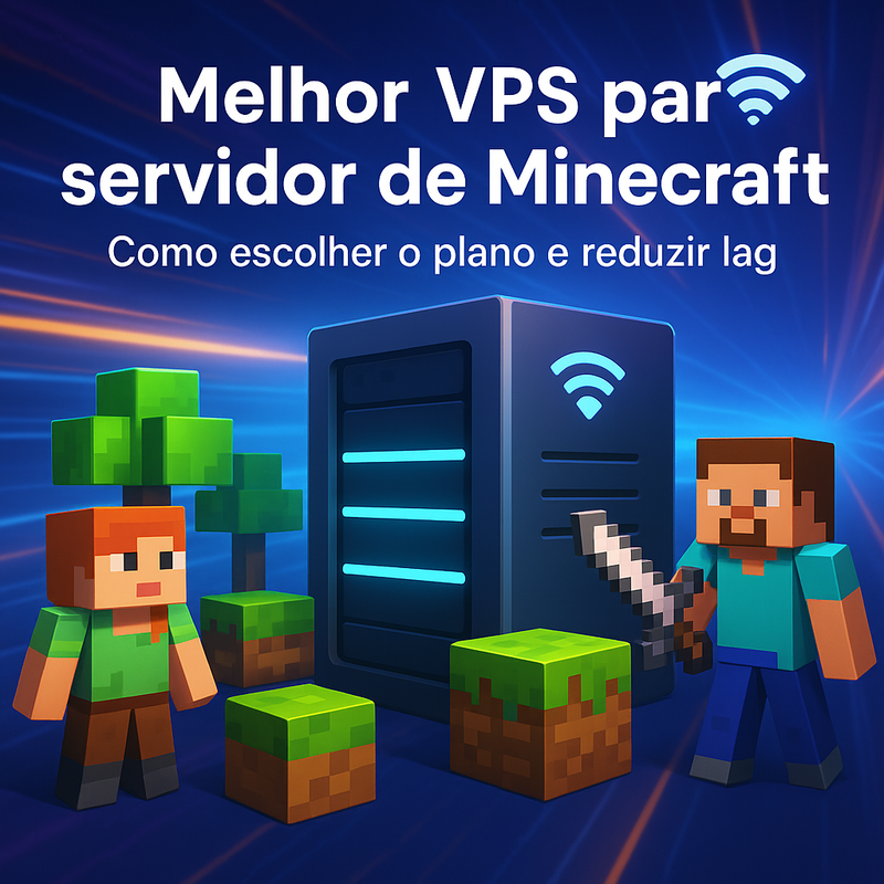 Melhor VPS para servidor de Minecraft: como escolher o plano e reduzir lag
