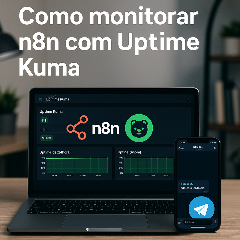 Como monitorar n8n com Uptime Kuma na VPS e alertar no Telegram