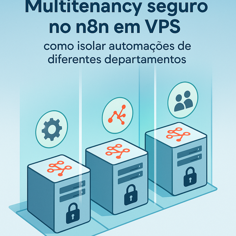Multitenancy seguro no n8n em VPS: como isolar automações de diferentes departamentos