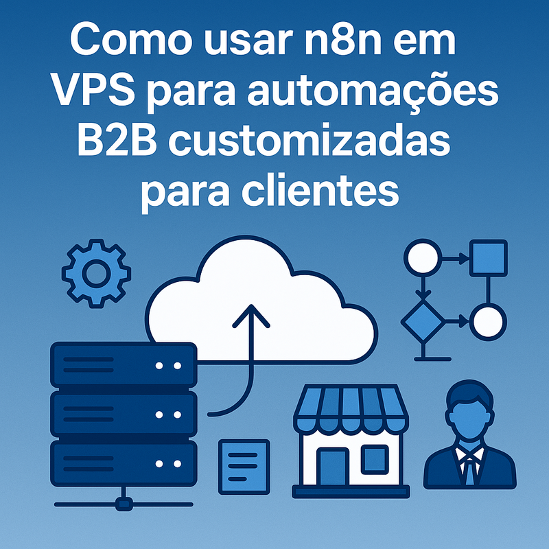 Como usar n8n em VPS para automações B2B customizadas para clientes
