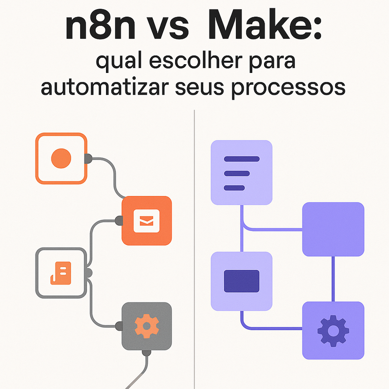 n8n vs Make: qual escolher para automatizar seus processos
