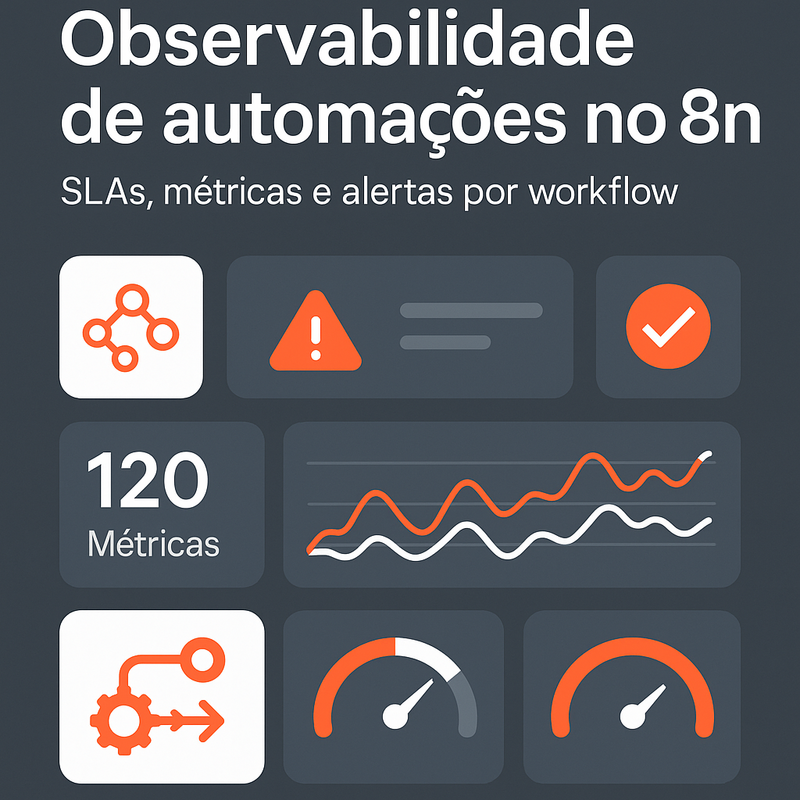 Observabilidade de automações no n8n: como criar SLAs, métricas e alertas por workflow