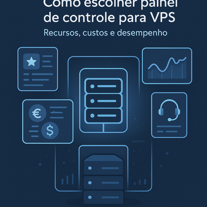 Como escolher painel de controle para VPS: recursos, custos e desempenho