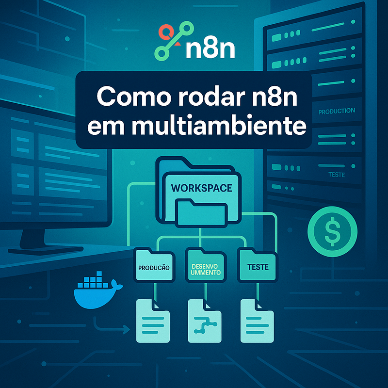 Como rodar n8n em multiambiente: organização de workspace e pastas