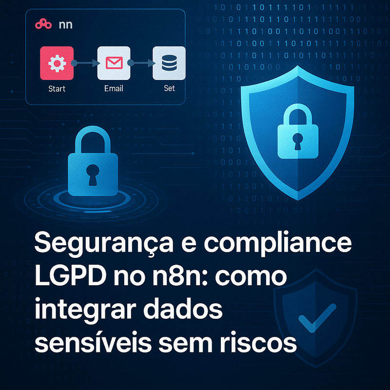 Segurança e compliance LGPD no n8n: como integrar dados sensíveis sem riscos