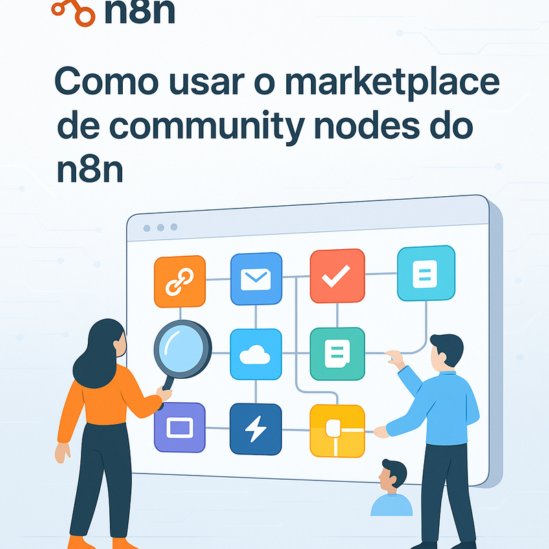 Como usar o marketplace de community nodes do n8n para personalizar integrações