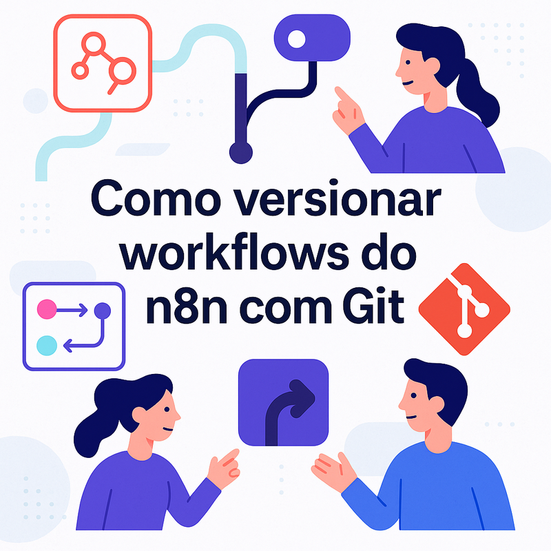 Como versionar workflows do n8n com Git: fluxo de trabalho para equipes