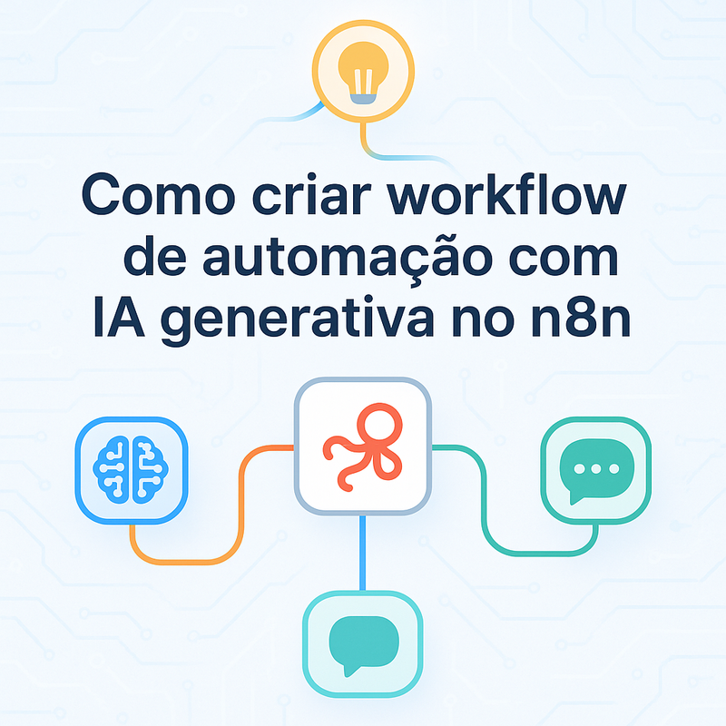 Como criar workflow de automação com IA generativa no n8n