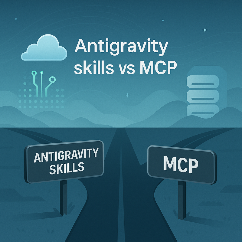 Antigravity skills vs MCP: qual usar e quando (com exemplos)